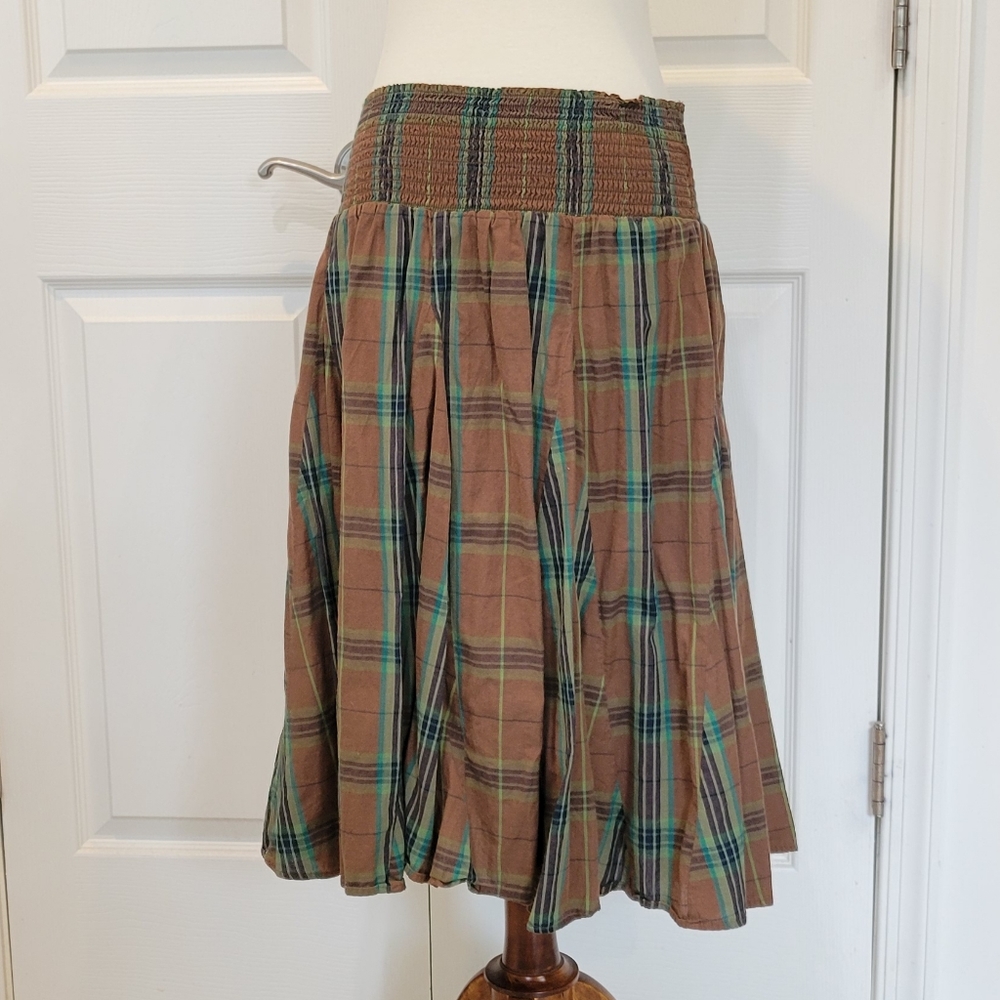 Old Navy Plaid Elastic Waist Skirt 1L9